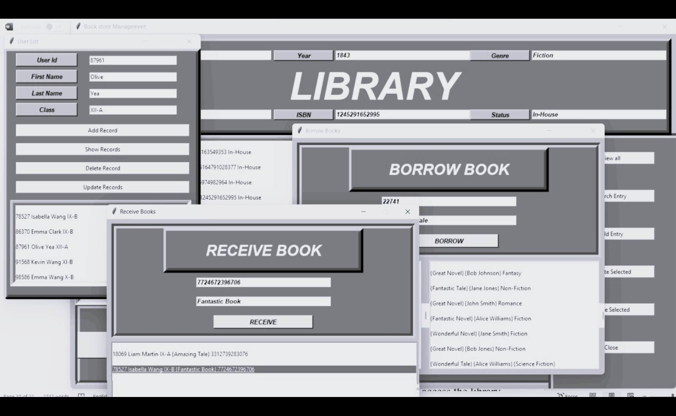 Library Management System project image
