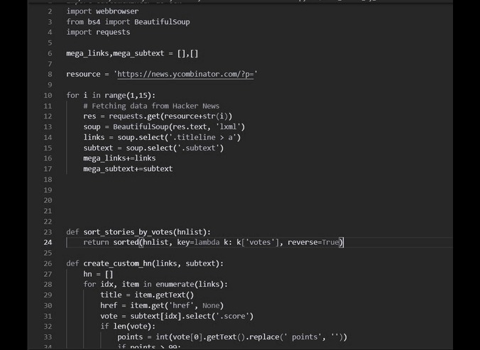 Web Scrapers project image